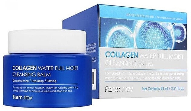 Collagen Cleansing Face Balm - Farmstay Face Cleansing Balm Collagen — photo N2