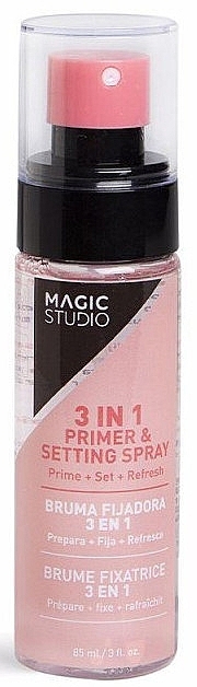 Makeup Setting Spray - Magic Studio 3In 1 Primer & Setting Spray — photo N4