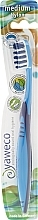 Medium Toothbrush, blue - Yaweco Toothbrush Nylon Medium — photo N10