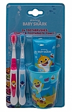 Fragrances, Perfumes, Cosmetics Set - Pinkfong Baby Shark (tpst/75ml + tbrsh/2pcs + glass)