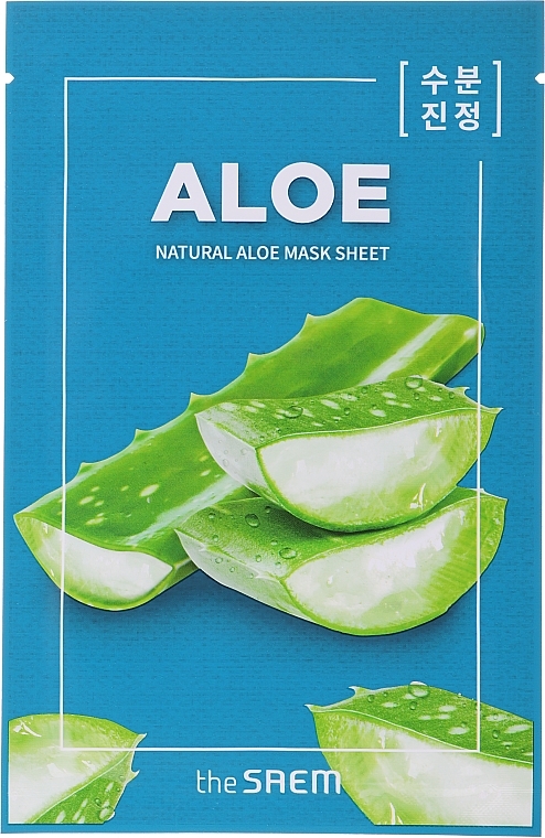 Relaxing Sheet Mask "Aloe" - The Saem Natural Skin Fit Relaxing Mask Sheet Aloe — photo N1