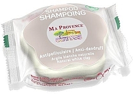 Fragrances, Perfumes, Cosmetics Anti-Dandruff Solid Bio Shampoo "White Clay" - Ma Provence Shampoo