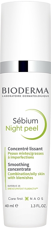 Smoothing Concentrate - Bioderma Sebium Night Peel Smoothing Concentrate — photo N7