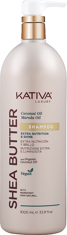 Shampoo - Kativa Shea Butter Coconut & Marula Oil Shampoo — photo N1
