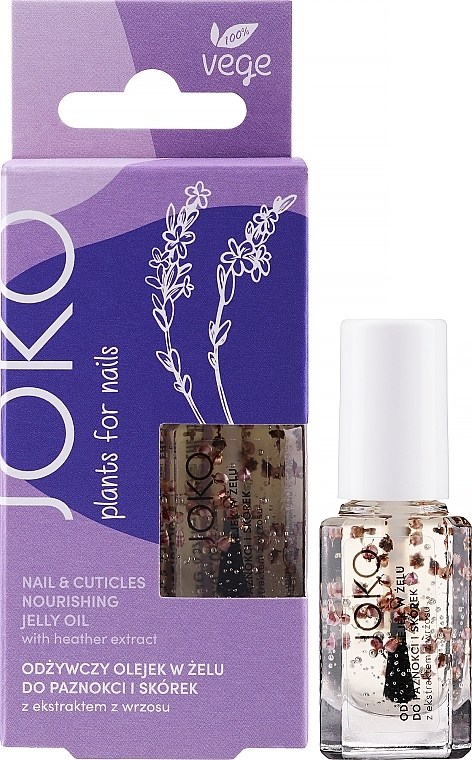 Nourishing Nail & Cuticle Jelly Oil with Heather Extract - Joko — photo N2