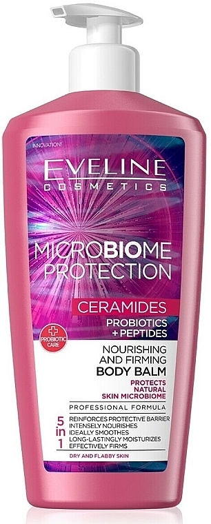 Nourishing & Firming Body Balm - Eveline Cosmetics Microbiome Protection Nourishing And Firming Body Balm — photo N1