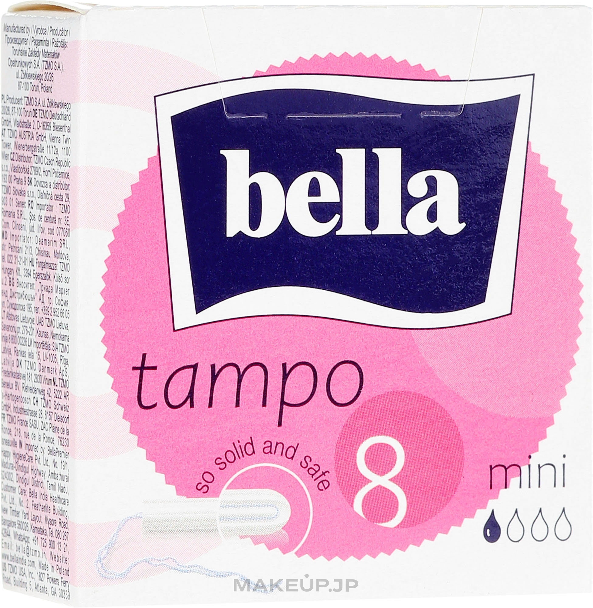 Tampons Tampo Premium Comfort Mini, 8 pcs - Bella — photo 8 pcs.