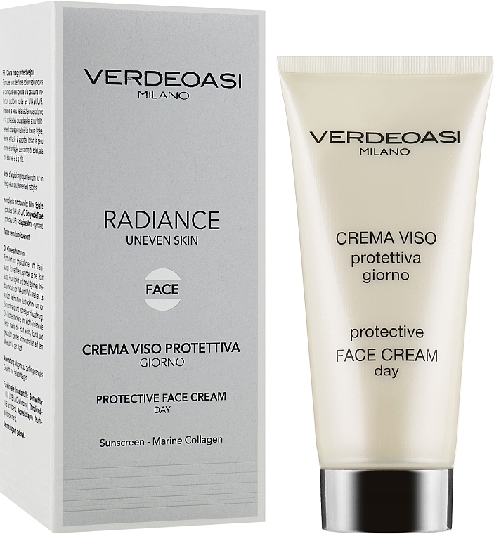 Facial Sun Cream - Verdeoasi Radiance Uneven Skin Protective Face Cream — photo N14