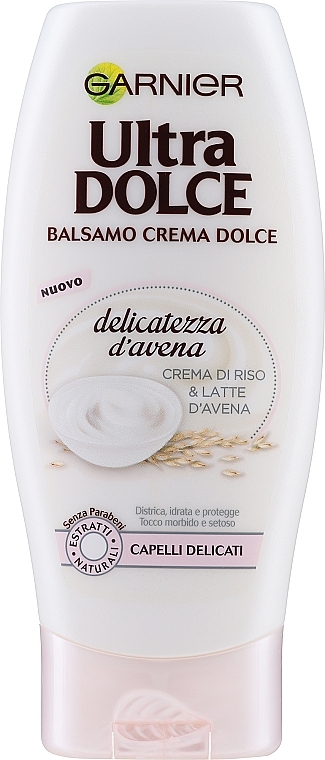Rice Cream & Oat Milk Conditioner - Garnier Ultra Dolce Delicatezza D'Avena — photo N2