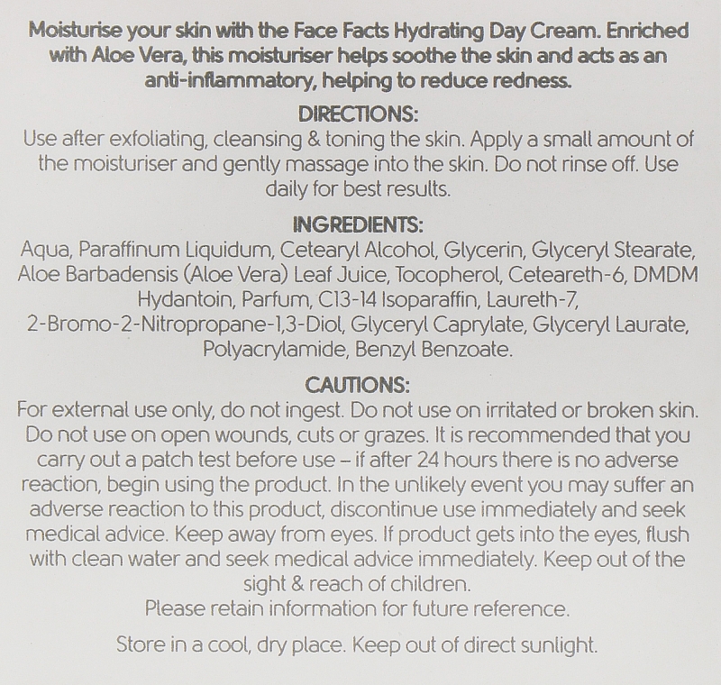 Day Face Cream - Face Facts Hydrating Day Cream — photo N3