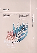 Fragrances, Perfumes, Cosmetics Moisturizing Mask with Hyaluronic Acid & Algae - Ondo Beauty 36.5 Hyaluronic Acid&Algae Moisture Boosting Mask