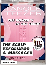 Massage Hair Brush - Tangle Teezer The Scalp Exfoliator & Massager Pretty Pink — photo N1
