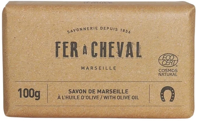 Natural Marseille Olive Soap - Fer A Cheval Pure Olive Marseille Soap Bar — photo N3