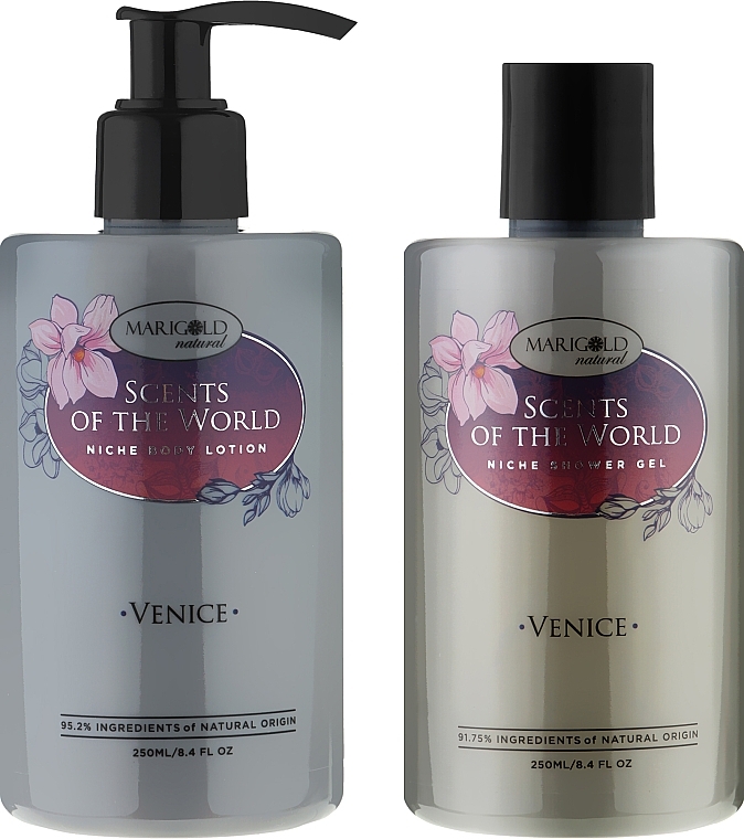 Set "Venice" - Marigold Natural Venice (sh/gel/250ml + b/lot/250ml) — photo N2