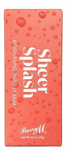 Moisturizing Lip Balm - Barry M Sheer Splash Moisturising Tinted Lip Balm — photo N2