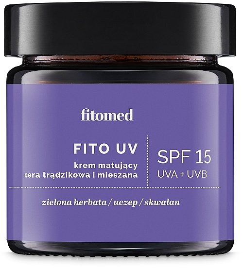 Sunscreen for Blemish-Prone Skin - Fitomed Fito UV SPF 15 UVA+UVB — photo N1