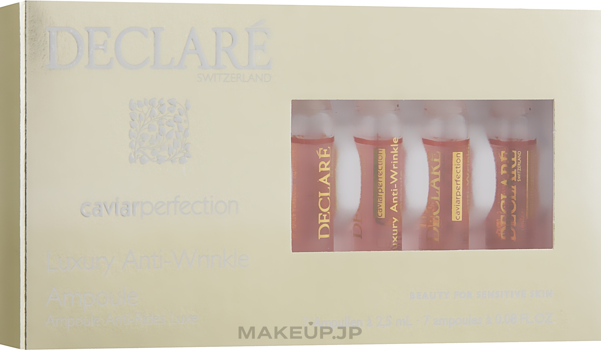 Repairing Concentrate with Black Caviar Extract - Declare Caviar Perfection Luxury Anti-Wrinkle Ampoule — photo 7 x 2.5 ml