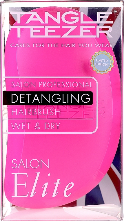 Hair Brush - Tangle Teezer Salon Elite Pink&Blue — photo N21