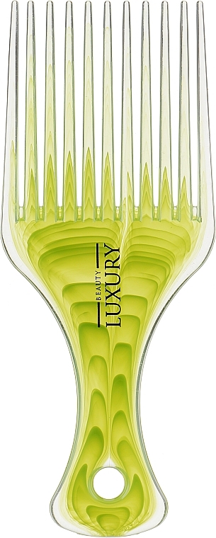 Hair Comb, HC-7012, green - Beauty LUXURY — photo N1