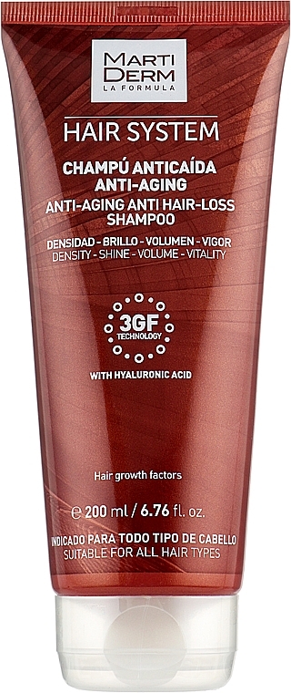 Anti-Aging Shampoo for Hair Loss - Martiderm Anti-aging Anti Hair-loss Shampoo — photo N13