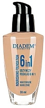 Fragrances, Perfumes, Cosmetics Moisturizing Foundation - Diadem 6in1 Nourishing Foundation