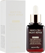 Fragrances, Perfumes, Cosmetics Night Serum - Secret Key Multi Cell Night Repair Ampoule