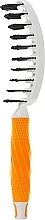 Vented Brush, white-orange - GKhair Vent Brush — photo N20