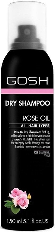 Rose Oil Dry Shampoo - Gosh Rose Oil Dry Shampoo — photo N1
