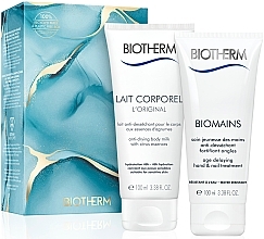 Fragrances, Perfumes, Cosmetics Set - Biotherm Biomains (b/milk/100ml + h/cr/100ml)