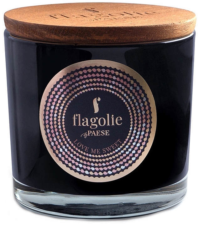 Scented Candle in Glass "Love Me Sweet" - Flagolie Fragranced Candle Love Me Sweet — photo N1
