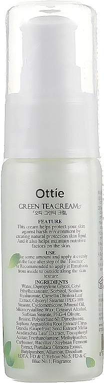 Moisturizing Cream with Green Tea Extract - Ottie Green Tea Cream — photo N2