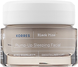 4D Lifting Black Pine Face Cream - Korres Black Pine Plump-Op Sleeping Facial — photo N4