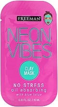 Fragrances, Perfumes, Cosmetics Soothing Mask - Freeman Beauty Neon Vibes No Stress Oil Absorbing Clay Mask