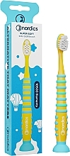 Fragrances, Perfumes, Cosmetics Kids Toothbrush 'Rocket', yellow and green - Nordics Super Soft Kids Toothbrush 10500