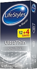 Condoms, 16 pcs - LifeStyles Ultrathin — photo N1