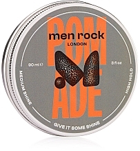 Strong Hold Hair Pomade - Men Rock Pomade High Hold Medium Shine — photo N1