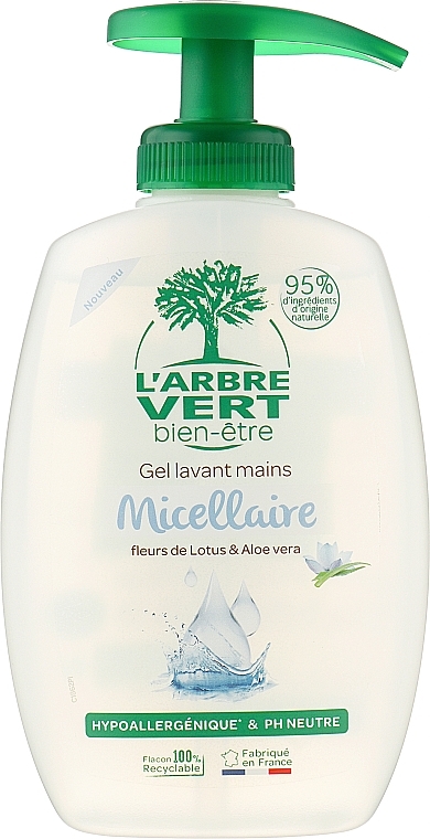 Micellar Hand Wash - L'Arbre Vert Micellar Hand Washing Gel — photo N1