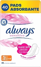 Sanitary Napkins, 40 pcs - Always Ultra Sensitive Normal Quattro — photo N3