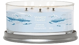 Scented Candle in Glass 'Ocean Air', 5 wicks - Yankee Candle Singnature — photo N2