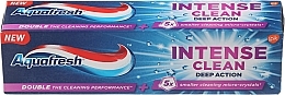 Toothpaste "Intense Clean. Deep Action" - Aquafresh Intense Clean Deep Action Toothpaste — photo N1