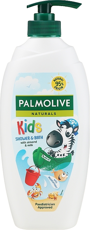 Kids Shower Cream "Zebra" - Palmolive Naturals Kids Shower & Bath Cream — photo N1