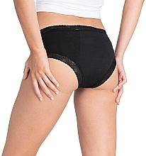 Menstrual Panties, black - Platanomelon Kiwitas Doble Blonda Menstrual Briefs — photo N2