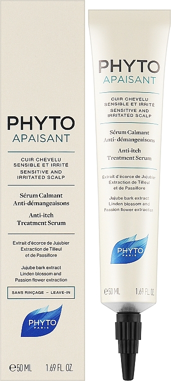 Anti-Itching Scalp Serum for Sensitive & Irritated Skin - Phyto Apaisant Anti-itch Treatment Serum — photo N3