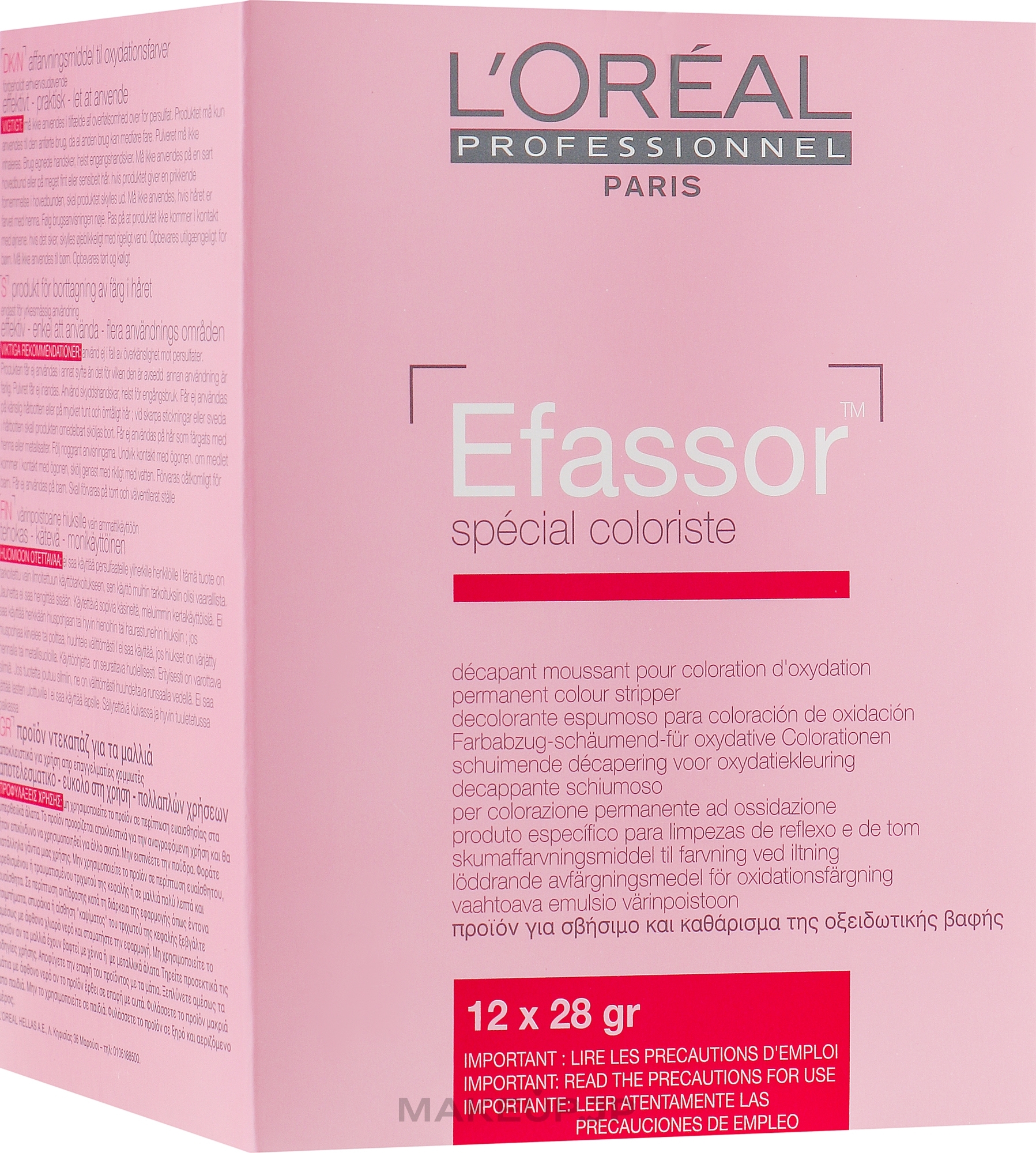 Artificial Pigment Remover - L'Oreal Professionnel Efassor — photo 12 x 28 g