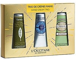 Fragrances, Perfumes, Cosmetics Set - L'Occitane Trio De Cremes Mains (h/cr/30ml + h/cr/30ml + h/cr/30ml) 