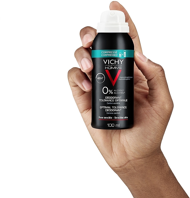 Men Deodorant 'Optimal Comfort for Sensitive Skin' - Vichy Optimal Tolerance Deodorant 48H — photo N8