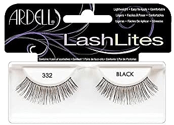 False Lashes - Ardell LashLites Black 332 — photo N2