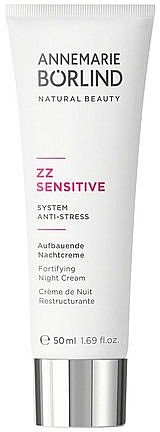 Firming Night Face Cream - Annemarie Borlind ZZ Sensitive System Anti-Stress Fortifying Night Cream — photo N1