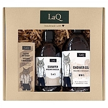 Fragrances, Perfumes, Cosmetics Set - LaQ (sh/gel/500ml + shm/300ml + bearl/oil/30ml)