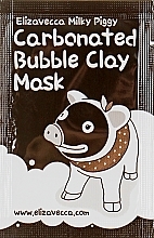 Clay Bubble Mask - Elizavecca Milky Piggy Carbonated Bubble Clay Mask (sample) — photo N3